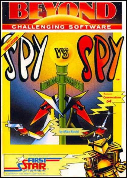 Spy vs Spy C64 cover
