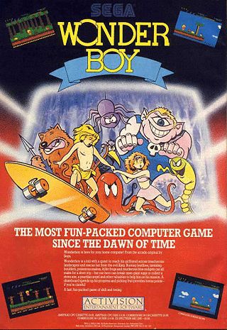 C64 Wonderboy Cover